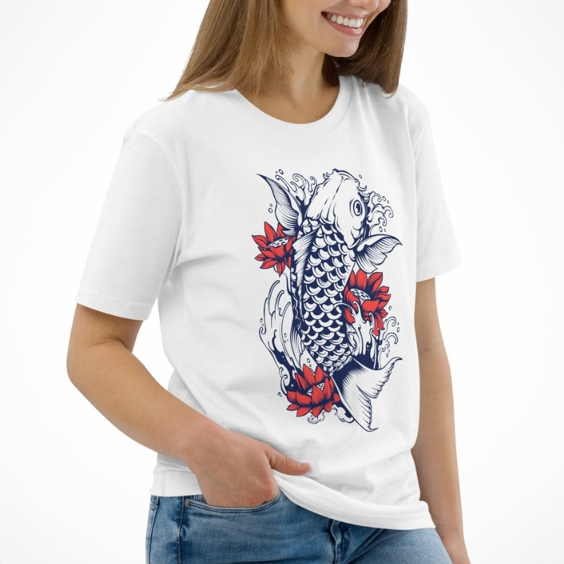 Japansk Koi Carp T shirt
