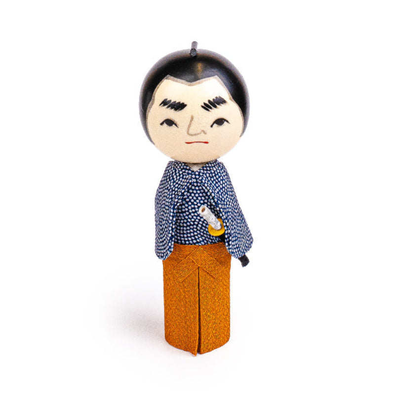 Japansk Kokeshi Docka - Samuraj