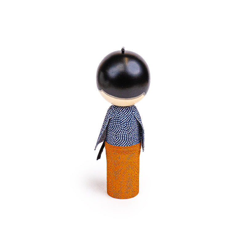 Japansk Kokeshi Docka - Samuraj