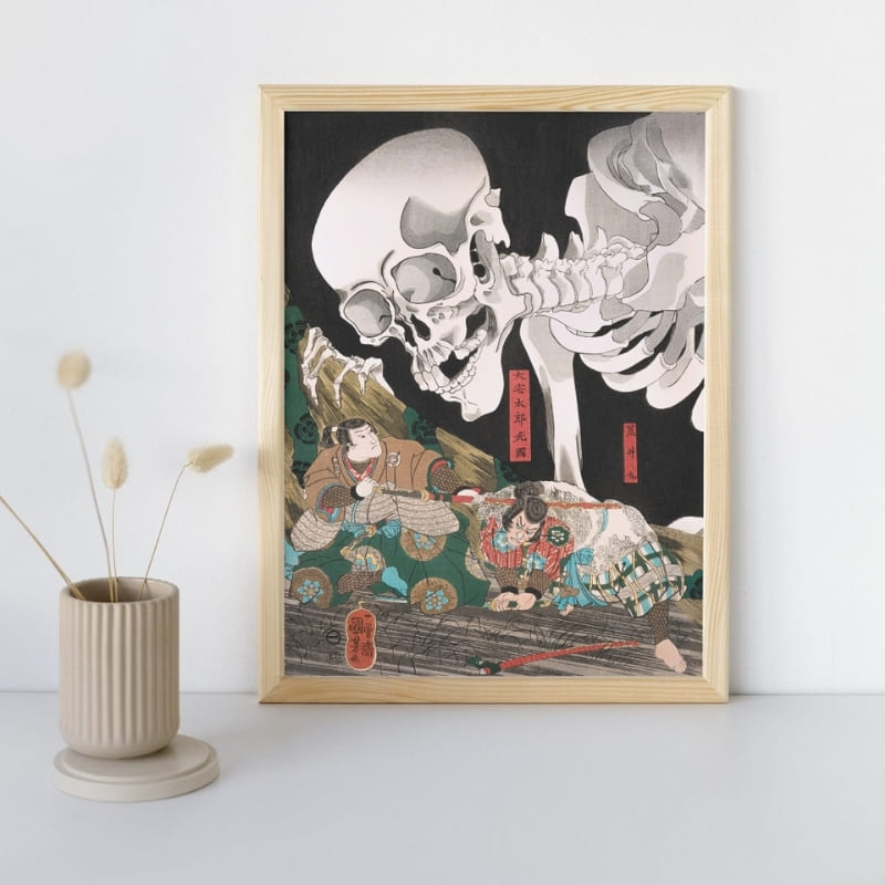 Japansk målning - Gashadokuro A3