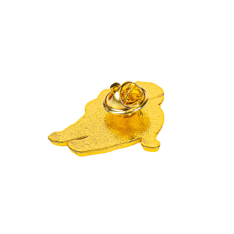Japansk metallpin med Shiba-Inu-motiv