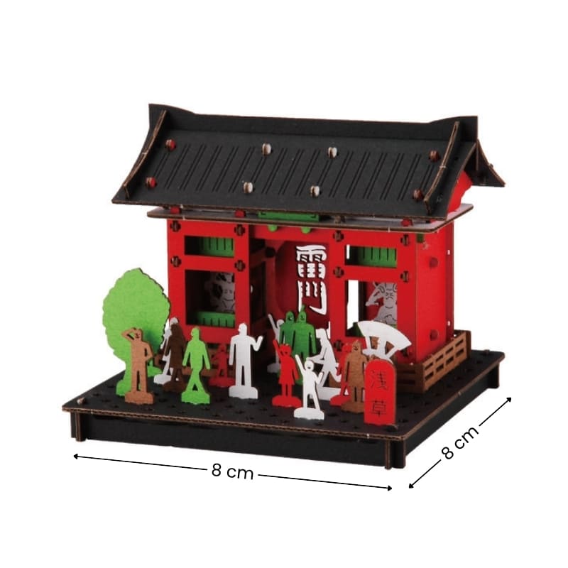 Japansk miniatyrmodell - Asakusa