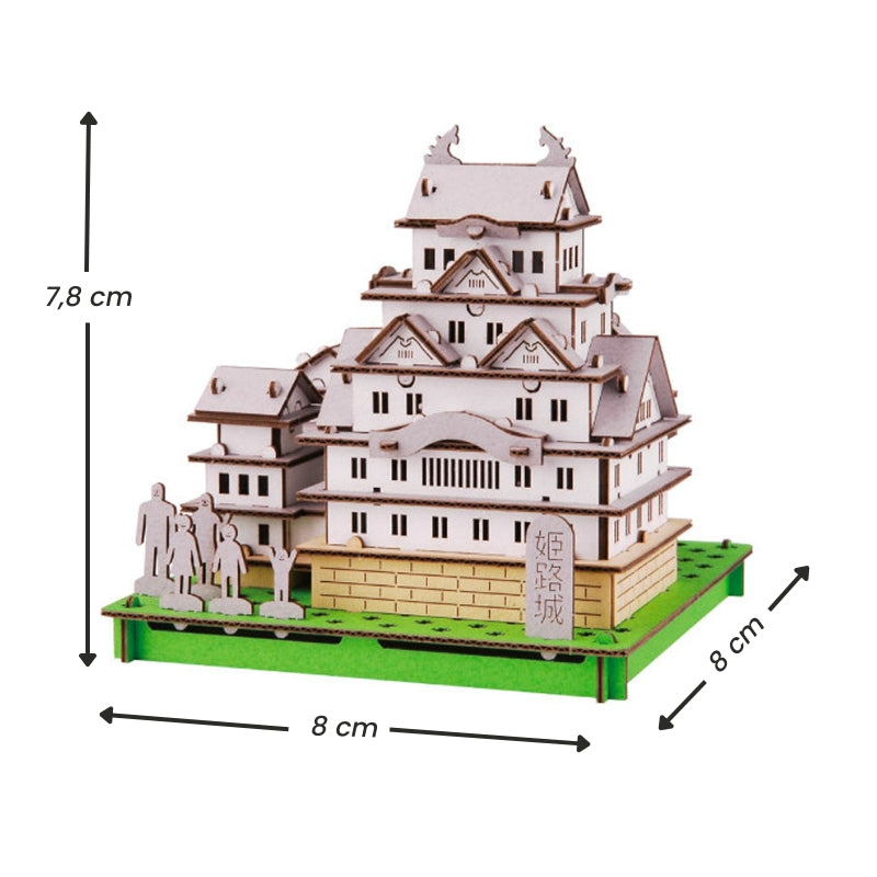 Japansk miniatyrmodell - Himeji slott