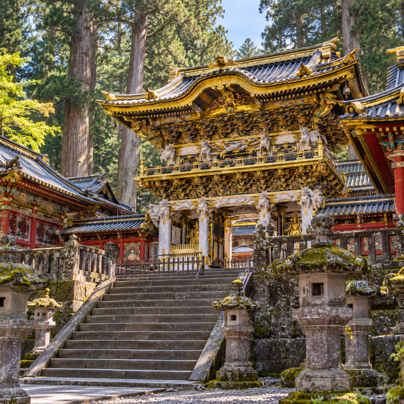 Japansk miniatyrmodell - Nikkō Tōshō-gū helgedom