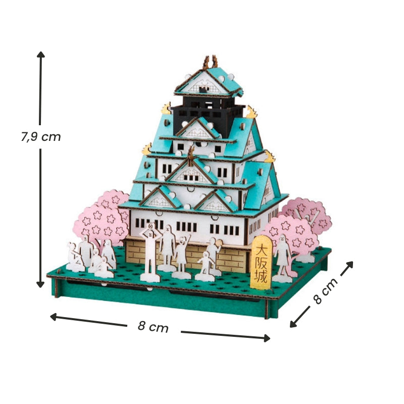 Japansk miniatyrmodell - Osaka slott