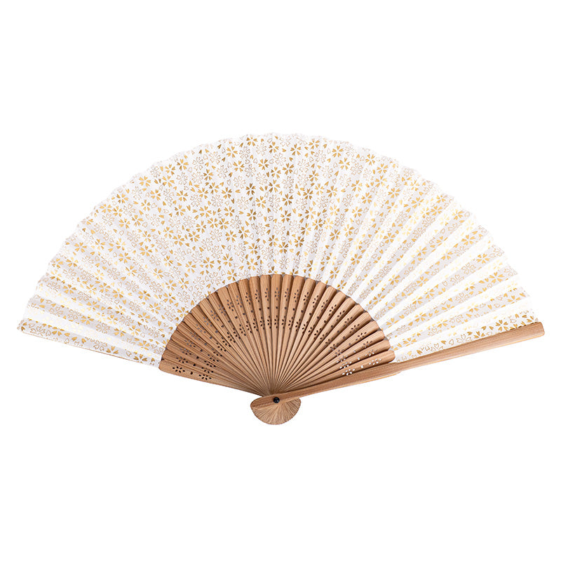 Japansk Mino Washi Solfjäder - Sakura
