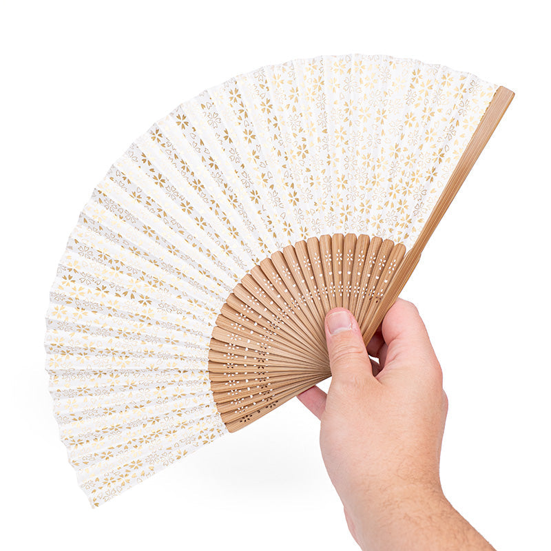 Japansk Mino Washi Solfjäder - Sakura