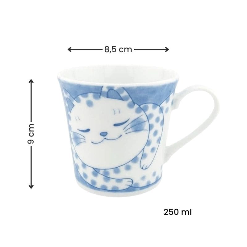 Japansk mugg Katt med prickar