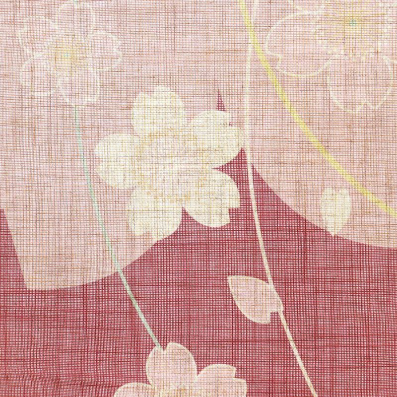 Japansk Noren Sakura blomma 85 x 150 cm