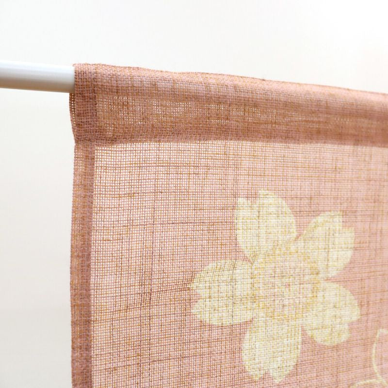 Japansk Noren Sakura blomma 85 x 150 cm