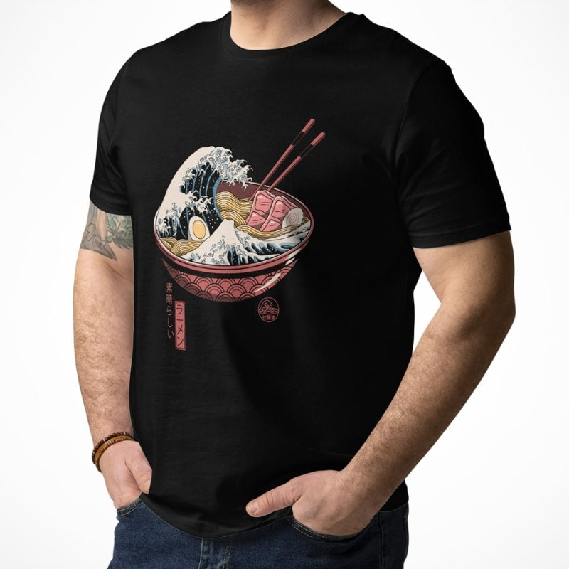Japansk Ramen Kanagawa T shirt