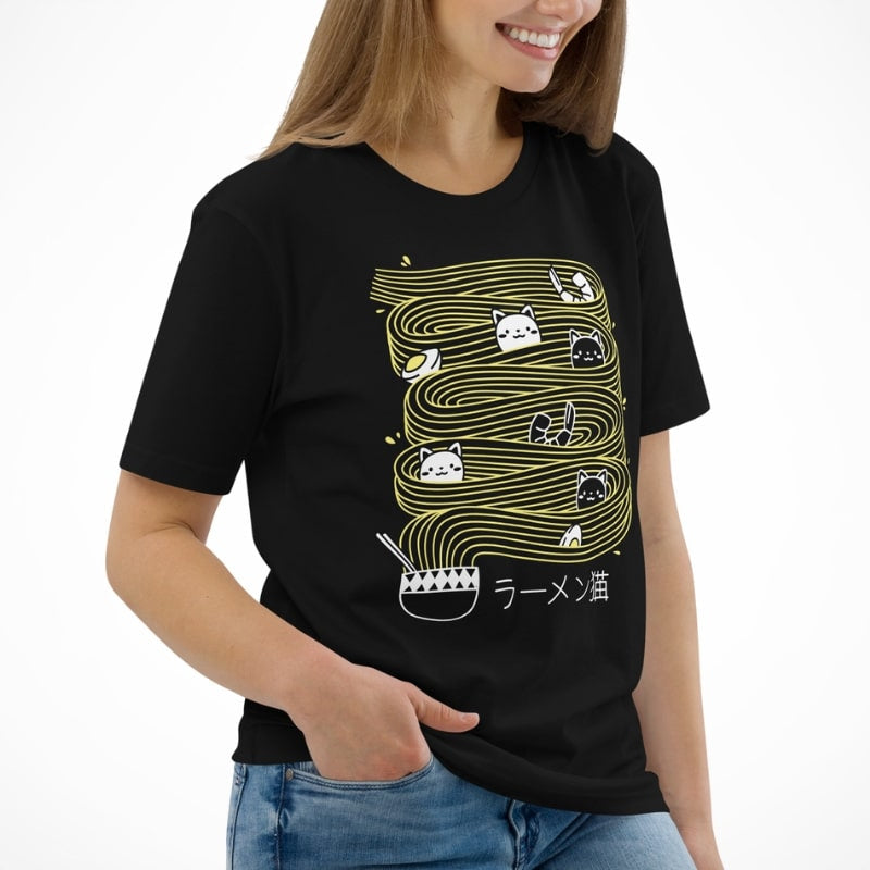 Japansk Ramen Kawaii T shirt