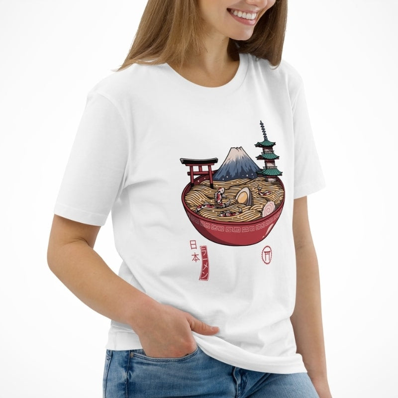 Japansk Ramen Life T shirt