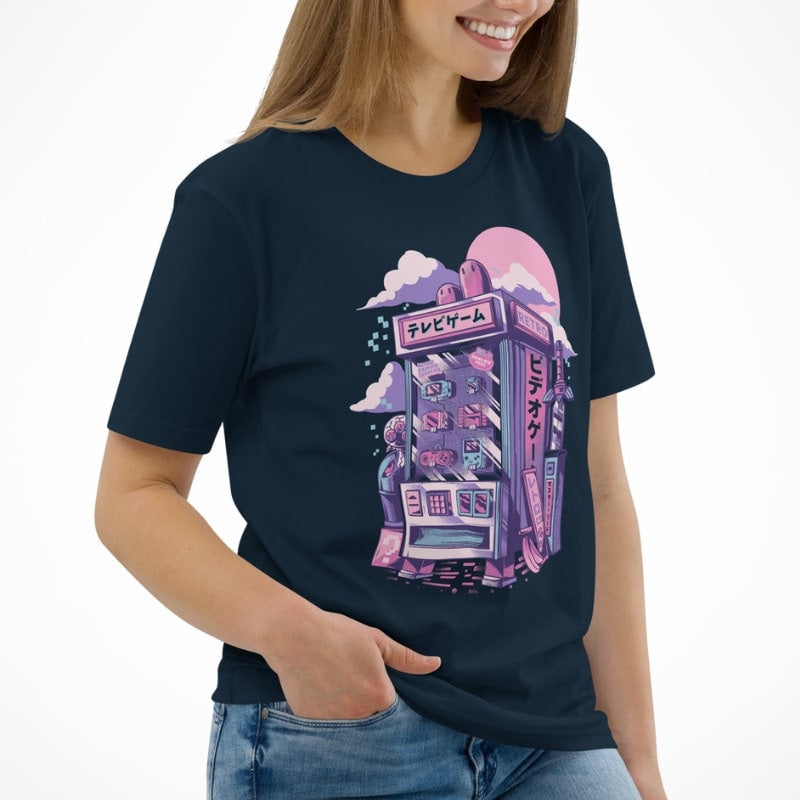 Japansk Retro Gaming T shirt