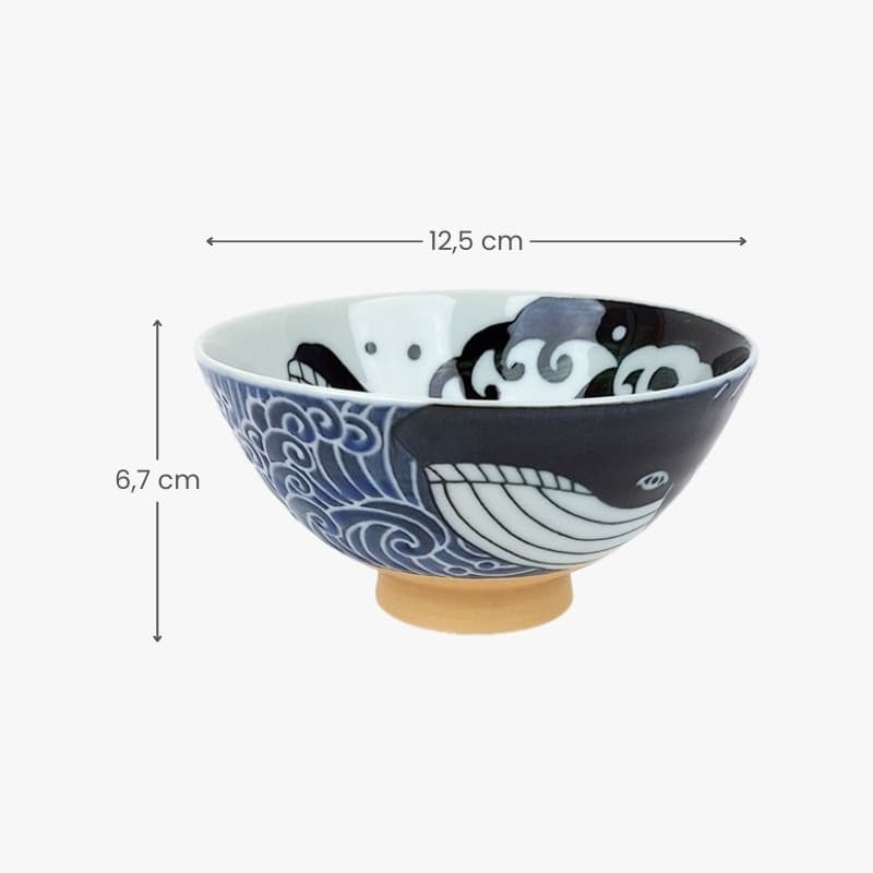 Japansk risskål med val