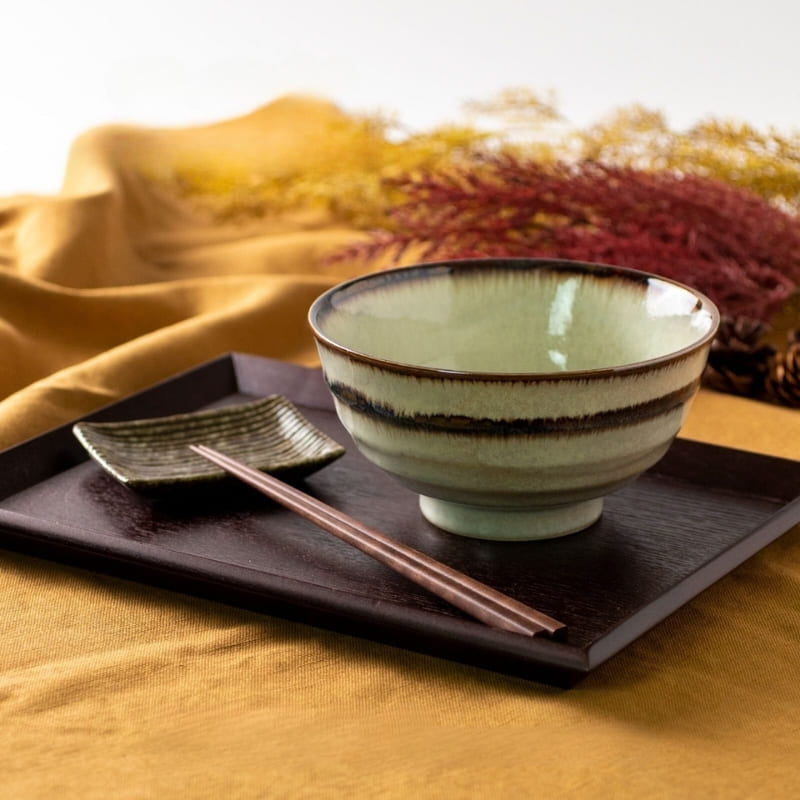 Japansk risskål med wasabi