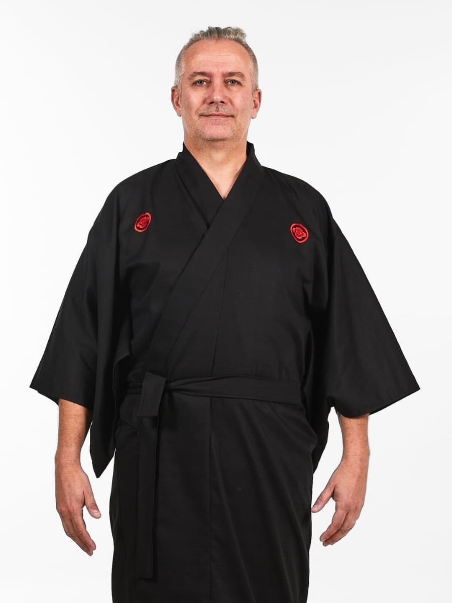 Japansk samuraj kimono för män En storlek