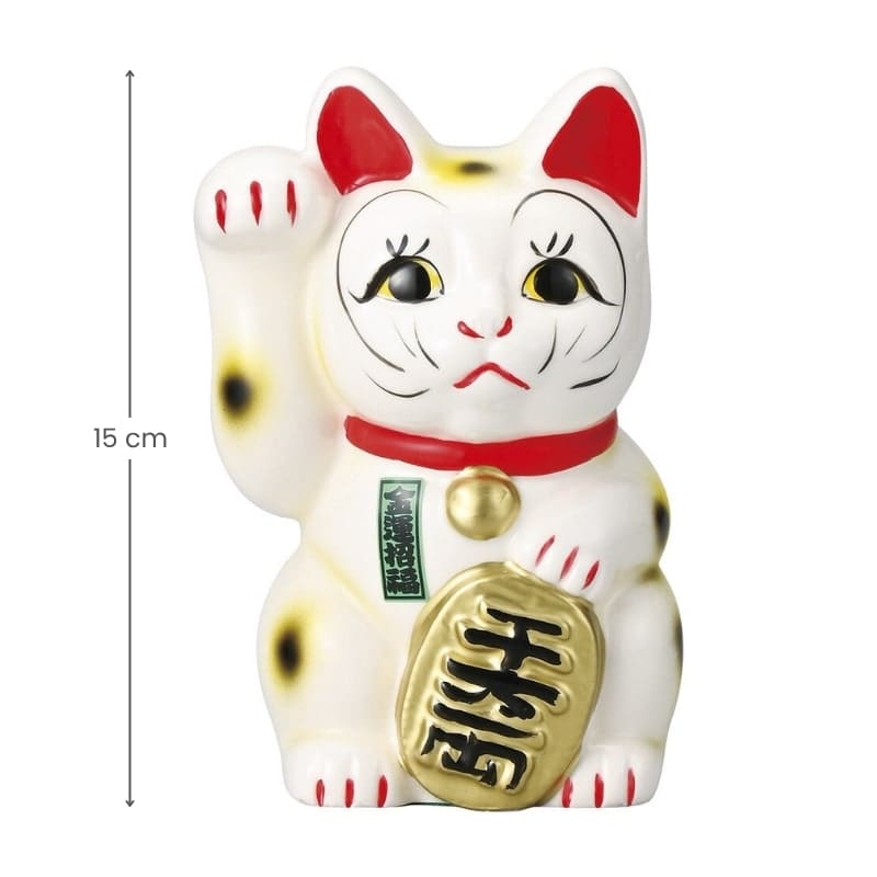 Japansk Seto Maneki Neko 15 cm