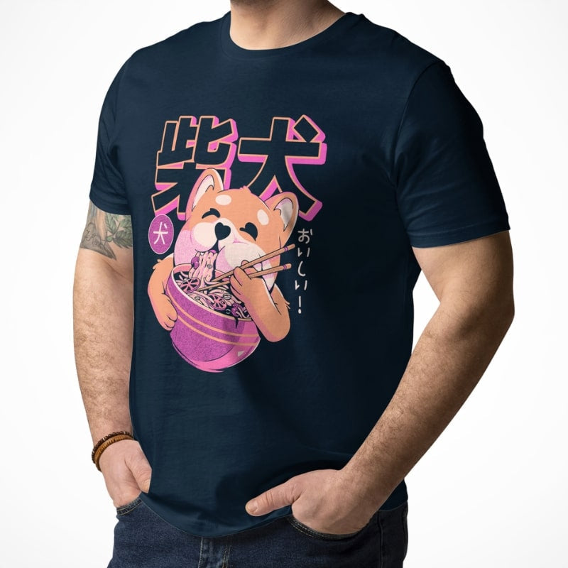 Japansk Shiba Noodle T shirt