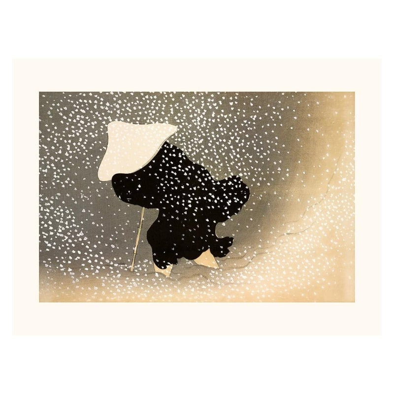 Japansk snöstormsaffisch A3