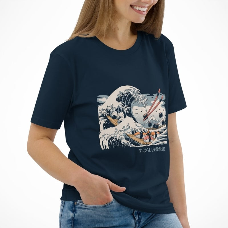 Japansk Sushi Kanagawa T shirt