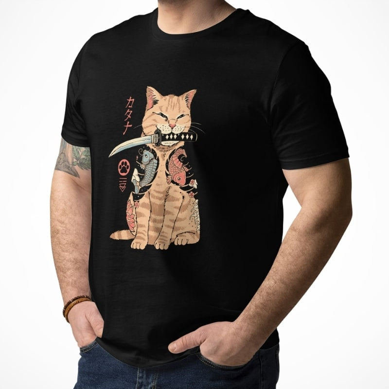 Japansk T shirt Neko Yakuza