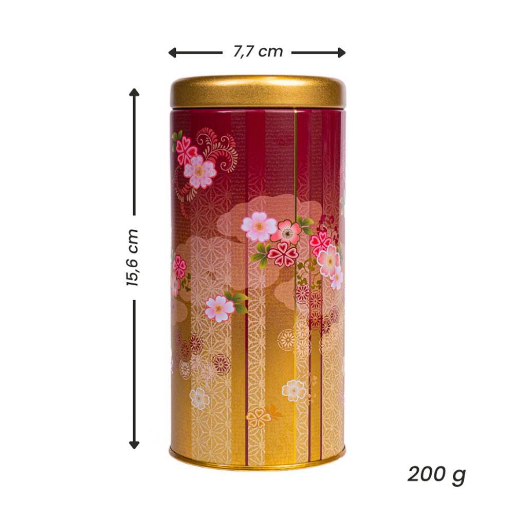 Japansk Teburk i Metall - Bokashi Röd