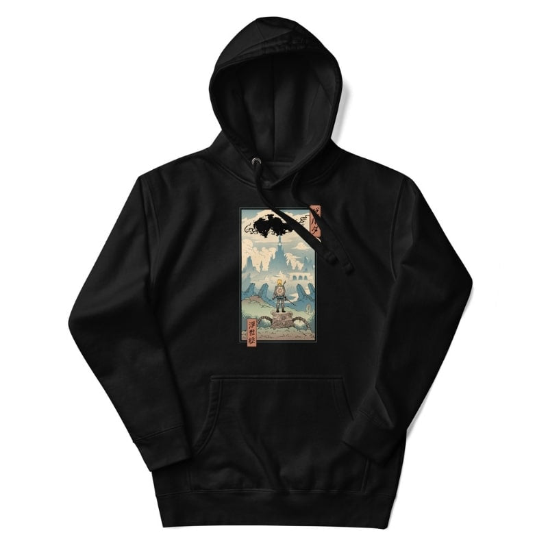 Japansk tröja Ukiyo e The Legend S / Noir