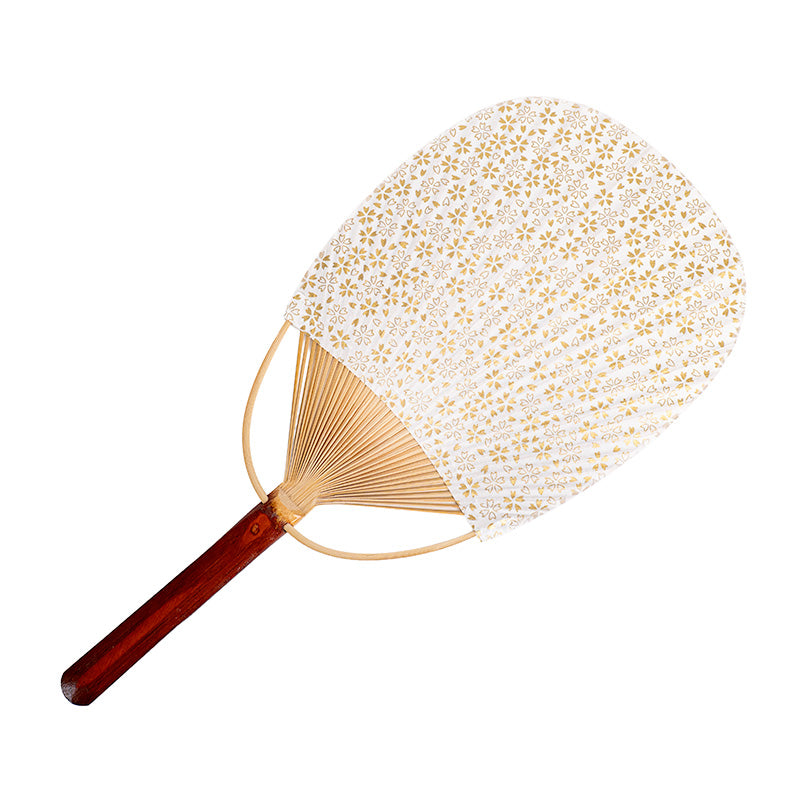 Japansk Uchiwa Solfjäder - Washi Sakura