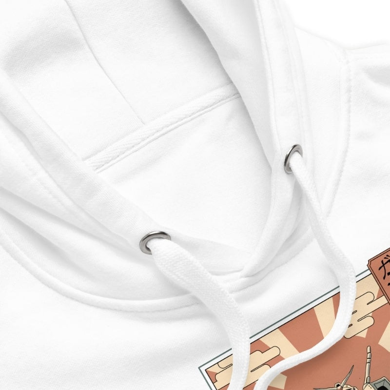Japansk Ukiyo e Mecha & Fuji Sweatshirt