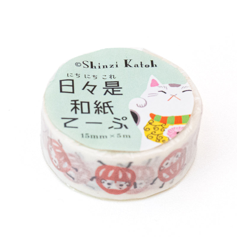 Japansk Washi-Tejp - Daruma