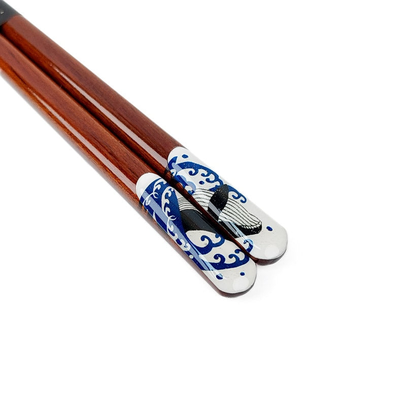 Japanska ätpinnar med val