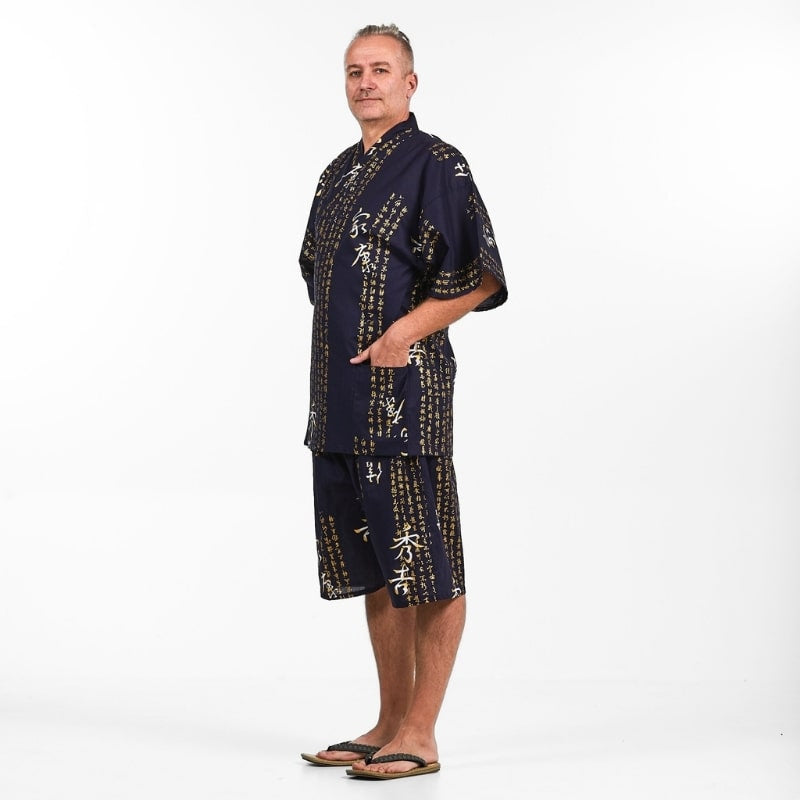 Japanska Jinbei Man Kanji