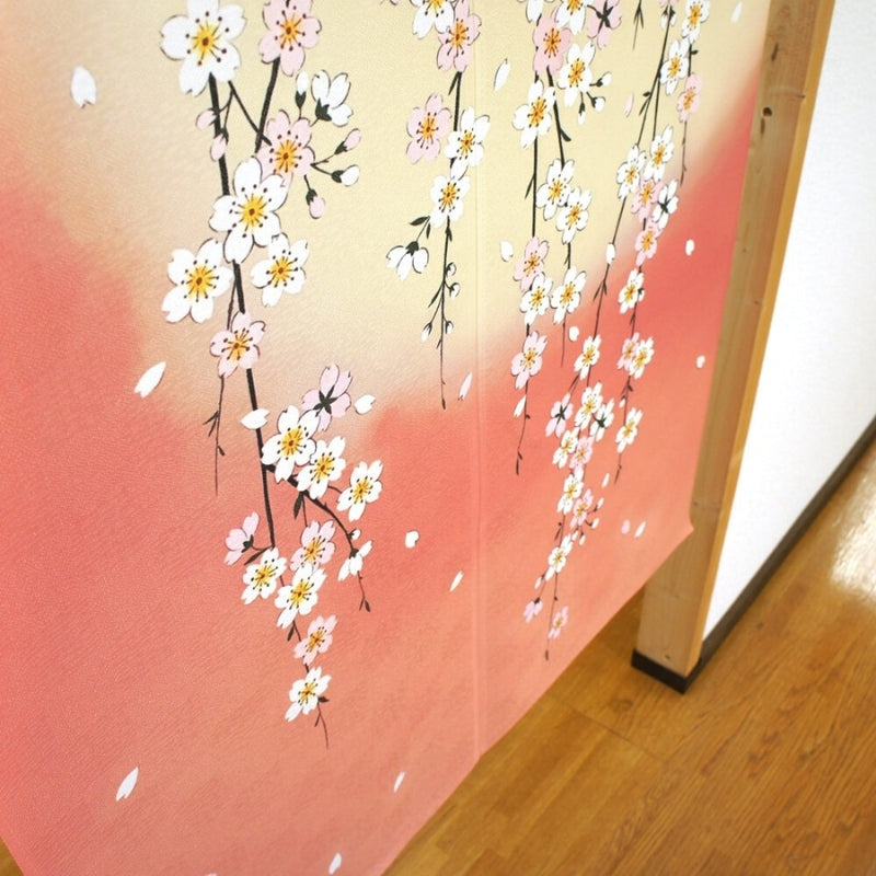 Japanska Noren Körsbärsblomma 85 x 150 cm
