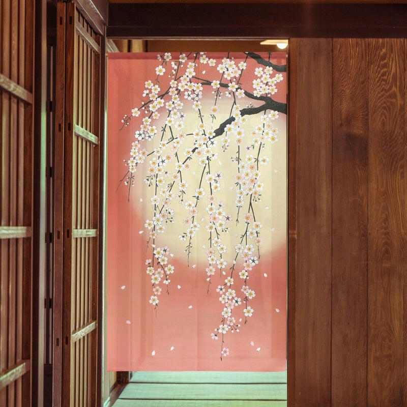 Japanska Noren Körsbärsblomma 85 x 150 cm