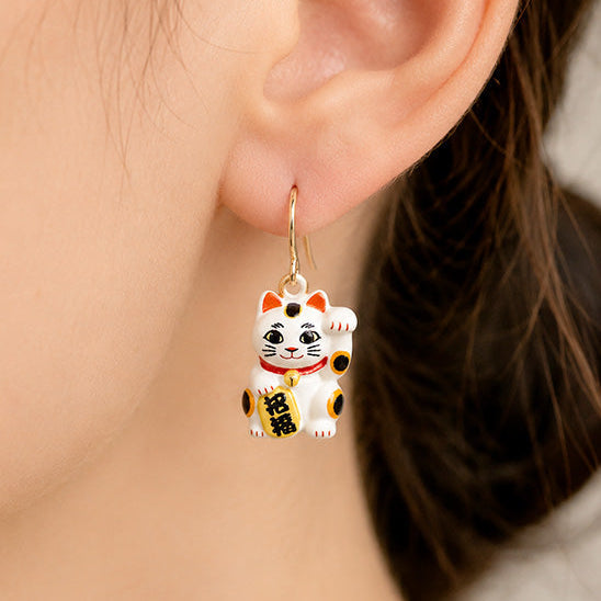Japanska Örhängen - Maneki Neko