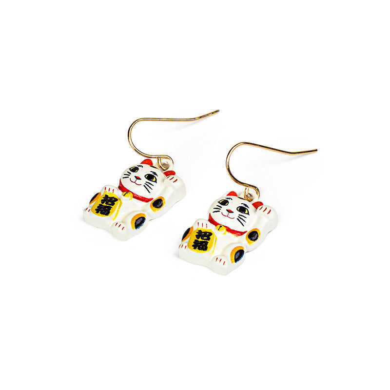 Japanska Örhängen - Maneki Neko