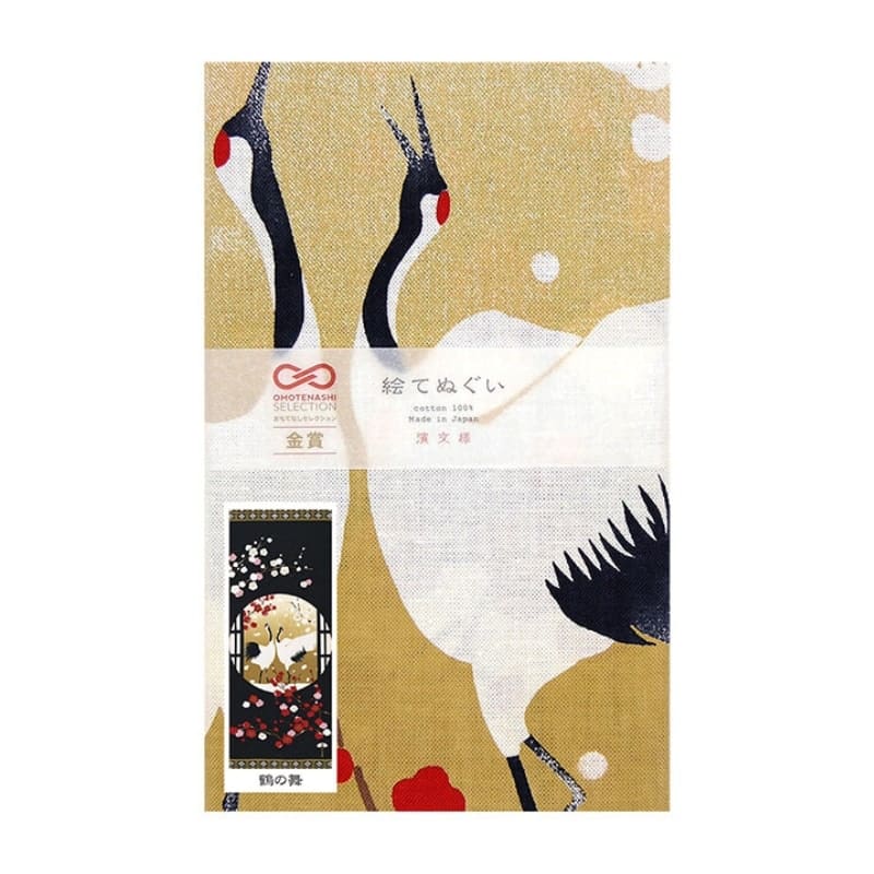 Japanska Tenugui Tsuru Mai