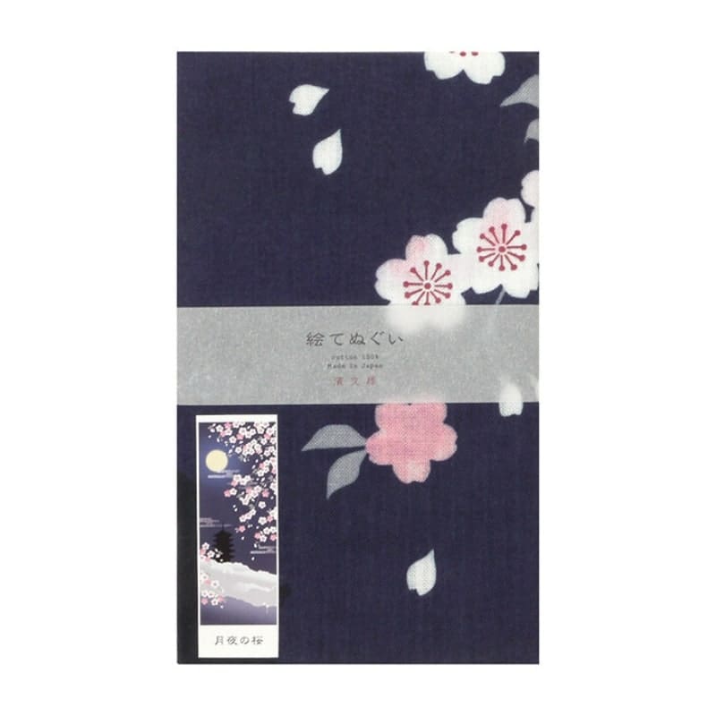 Japanska Tenugui Yozakura