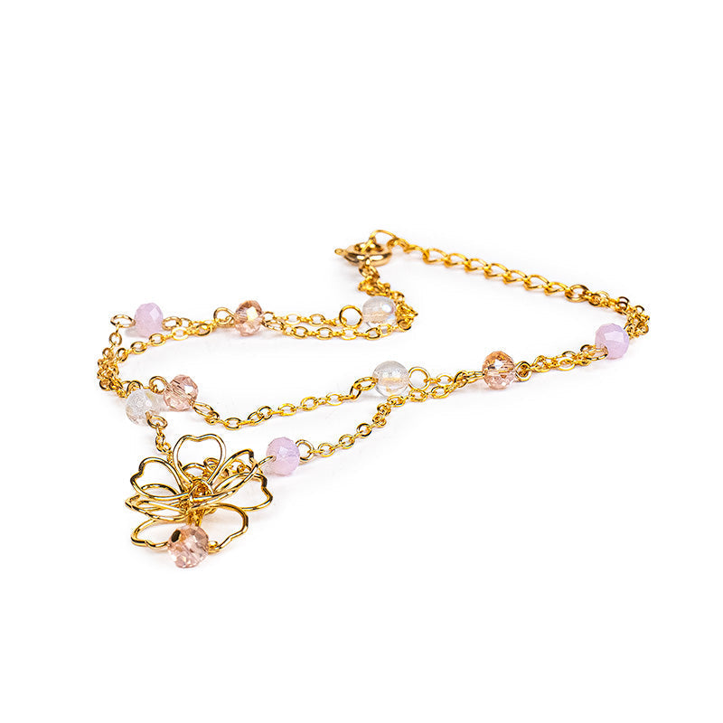 Japanskt Armband - Dubbel Kedja Sakura