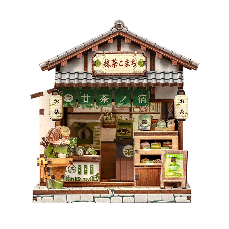 Japanskt mini-trähus byggsats Kyoto Matcha Cottage
