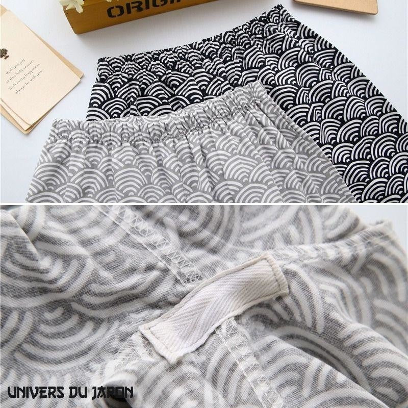 Jinbei Cotton Seigaiha mönster