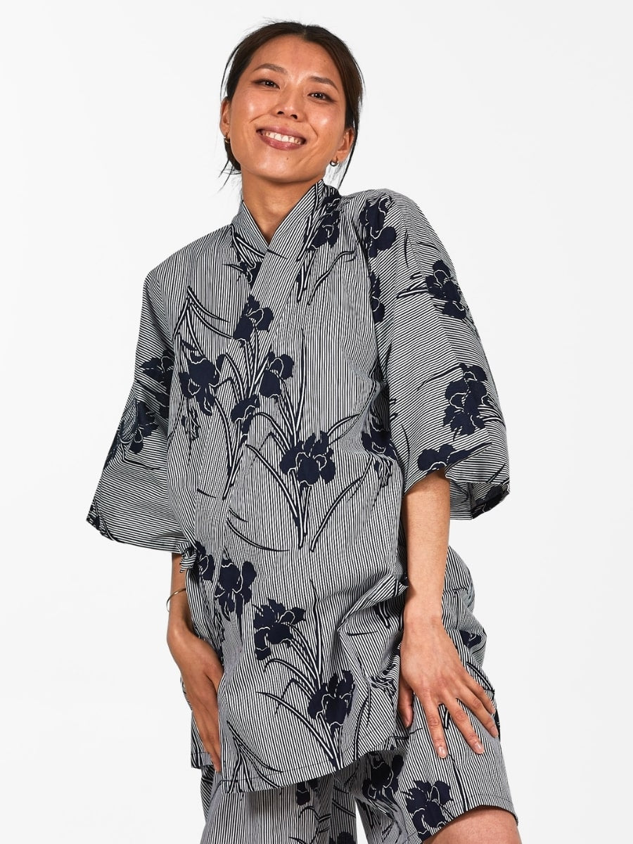 Jinbei japansk kvinna Iris