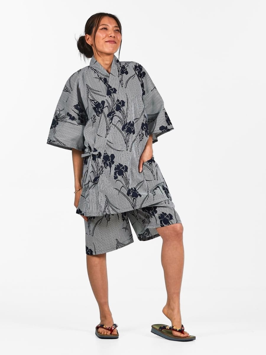 Jinbei japansk kvinna Iris S