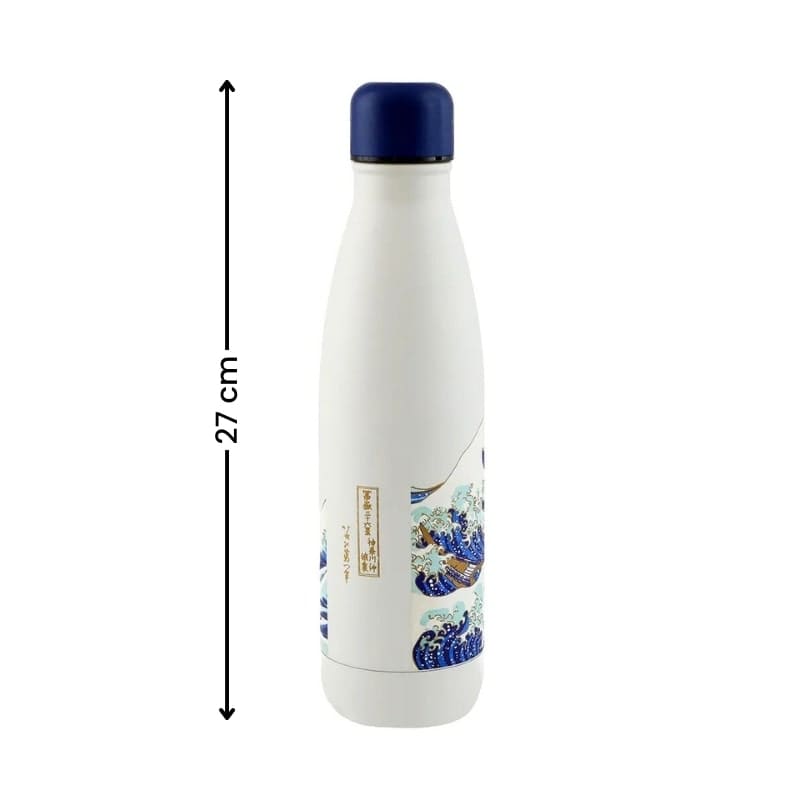 Kanagawa Great Wave Isolerad flaska