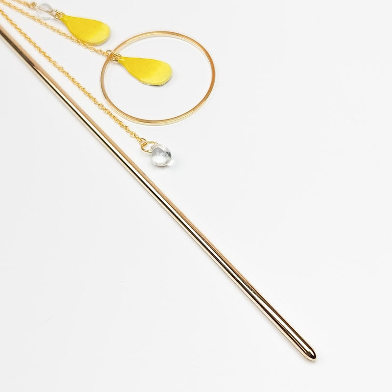 Kanzashi gula kronblad