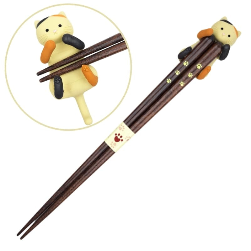 Kawaii Japanska ätpinnar Neko Cat