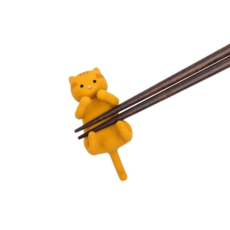 Kawaii japanska ätpinnar Röd katt