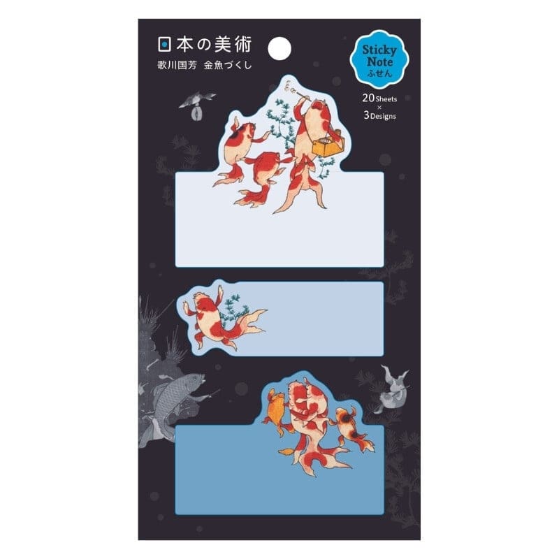 Klisterlappar Japonaises Kingyo av Kuniyoshi