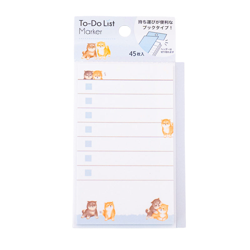 Klisterlappar To-Do - Kawaii Mameshiba
